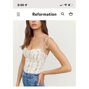 Reformation Novena Top